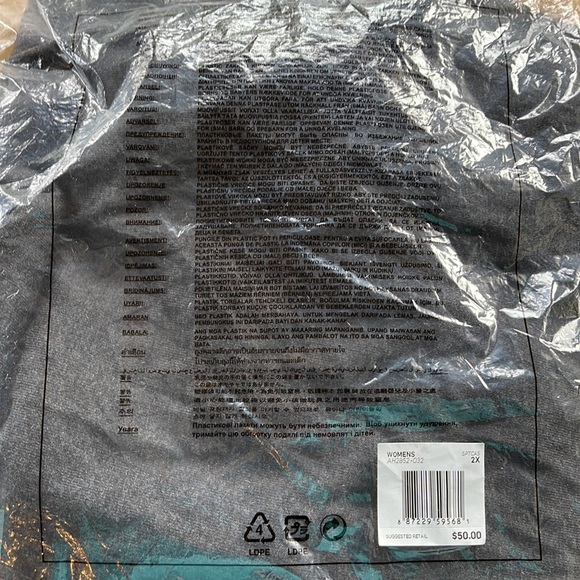 Nike Women Plus Capri Sweatpants Sportswear Jersey 2X Dark Gray - Picture 6 of 6